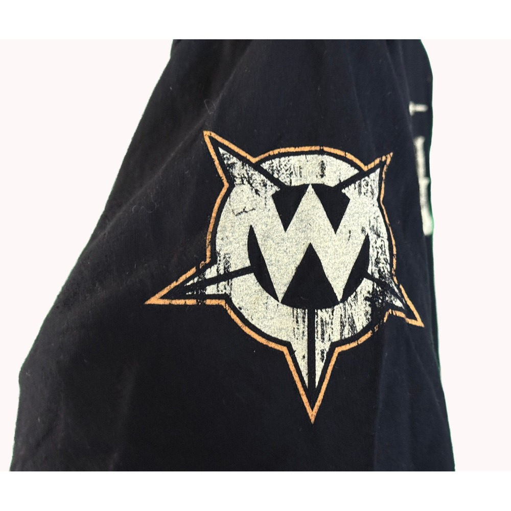 Wornstar Rock N Roll Forever T-Shirt Mens XL Black Skull Graphic Artist Asylum - Picture 5 of 7